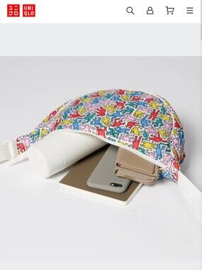 Uniqlo Keith Haring Round Mini Shoulder Bag – Multicolor